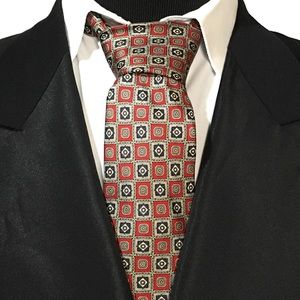 Oscar de la Renta Couture Checkered Tie